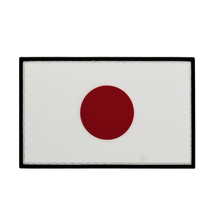 PVC Rubber Badge Russia Germany Venezuela Japan Flag Badge Drop Rubber Label Outdoor Bags Sticker
