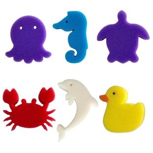 Personalized cartoon graphic 40PPI white filter sponge 2.5CM turtle oil absorbing sponge shape animal sponge