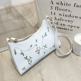 Bag Wholesale Women's Shoulder Bag 2022ladies handbags Korean Style Women's Bag Satchel Embroidered Underarm Bag