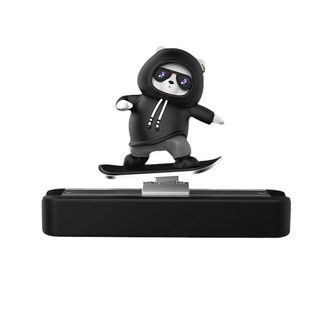 Car skateboard bear sliding ornaments car cartoon moving bear central control screen instrument panel bear new car ornaments