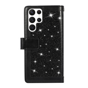 Suitable for Samsung A53 5g Glitter Nine Card A33 5G/Note20Ultra Card Mobile Phone Leather Case
