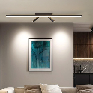 Rectangular aisle lights modern minimalist creative personalized aisle corridor lights led strip entrance entrance lights