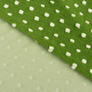 Spot cotton wool jacquard polka dot fabric 1.2cm polka dot home clothes toy knitted sofa cushion plush fabric