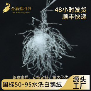 Down 95 white goose down new national standard big down high fluffy 90 goose down factory direct filler raw materials wholesale