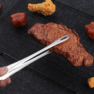 304 Stainless Steel Korean Barbecue Clip Barbecue Clip Food Clip Buffet Food Clip Anti-scalding Bread Clip Strawberry Clip
