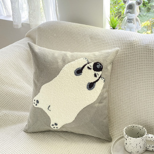 Living Room Sofa Cushion Waist Pillow Pillow Case Christmas Cute Decorations Bedside Pillow Ins Pillow