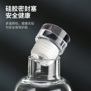 Glass Scale Wine Bottle Liquor Storage High Borosilicate Sealed Sub-packing Wine Glass Bottle Special Ginseng Wine Bottle