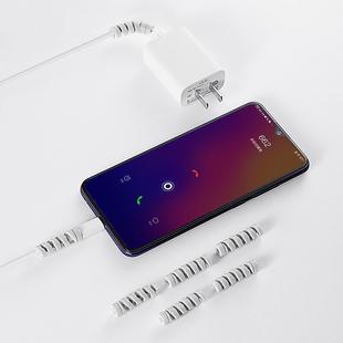 Кабель для передачи данных защитный чехол для мобильного телефона Apple Huawei, линия зарядки, специальный, предотвращающий складывание, защита от трещин, намотка для хранения оптом