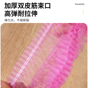 Disposable Strip Cap Use Head Pullover Cap Dust Cap Non-woven Thickened Round Cap Work Cap Thickened Hat