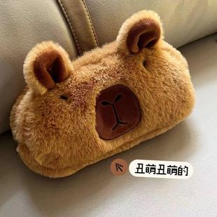 2024 New Kappi Bala Plush Pencil Case Ins-style Large Capacity Student Cartoon Multi-functional Stationery Storage Bag