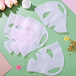 3D Silicone Mask Cover Auxiliary Artifact Waterproof Evaporation Moisturizing Fixed Face Beauty Cover Non-Slip Ear Hanging