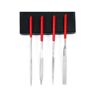 Electroplated diamond file round file diamond file flat file dressing and polishing File 5*180 red plate