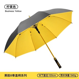 Cross-border new automatic long handle straight golf umbrella advertising umbrella long handle umbrella business men printed LOGO printing