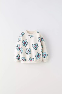 Cross-border Girls' Clothing European and American Long-sleeved Sweatshirt Girls' Spring and Autumn Printed Jacket