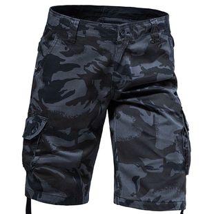 Foreign Trade Shorts Summer Men's Multi-pocket Pants Shorts Men's Casual Loose Men's Pants Camouflage Work Shorts Men's