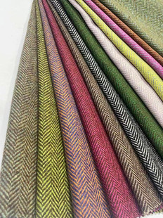 in stock supply woolen small herringed woolen coat woolen material Shaoxing fabric