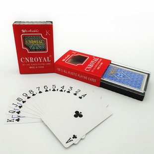 Two-color plastic poker card plastic poker 30 silk PVC waterproof non-slip plastic poker cross-border wholesale high