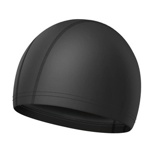 J solid color PU swimming cap adult solid color simple comfortable high elastic unisex waterproof coating swimming cap wholesale