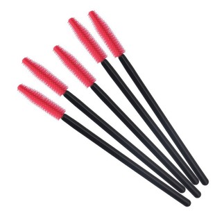 Wholesale Color Silicone Eyelash Brush Portable Disposable Eyelash Brush Mini Eyelash Roll Makeup Brush