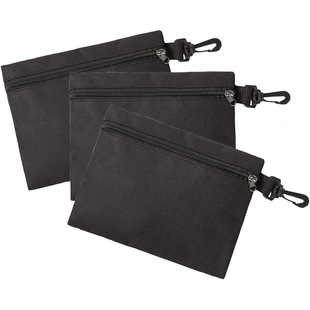 Cross-border with lock buckle small hardware parts storage bag zipper bag small mini tool storage bag