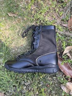 Summer Breathable Combat Boots Men's and Women's Outdoor High-top Tactical Boots Non-slip Wear-resistant Desert Boots Security Training Shoes Lightweight