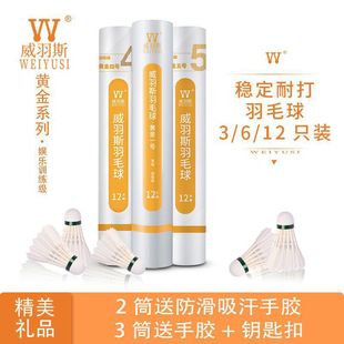 Indoor badminton series outdoor entertainment resistant to play stable ball weiyu training only installed Jin mi de no