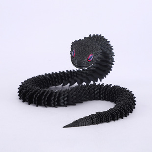 Трансграничное моделирование 3D Печать Viper Творческая модель Игрушка Змея Сустав Актив Подарки Детские игрушки