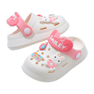 Children's Cave Shoes New Slippers Summer Cute Baby Soft Bottom Light Outer Wear Non-slip Beach Sandals for Boys and Girls