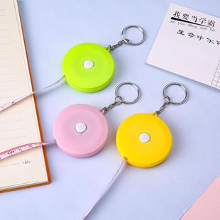 Factory Gift Ruler Round Tape Measure Advertising Ruler 2d Keychain Gift Ruler