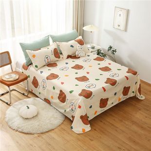 Winter warm sanding sheets 1.8m single double 1.5 m naked sleeping 1.2 student dormitory single skin-friendly sheets