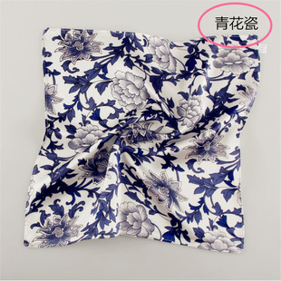 Amazon Mulberry Silk Pocket Towel Plain Crepe Satin Breast Towel Small Handkerchief Treasure Spit Towel Gift Printed Silk Handkerchief
