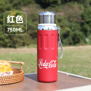 Southeast Asia Hot Sale Large Capacity Bullet Thermos 750ml Stainless Steel Outdoor Travel Water Cup Sports Cup Printing