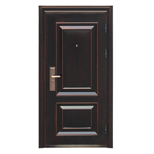 Anti-theft door steel entrance door outdoor sun protection with air window ventilation window door double-opening rural courtyard door
