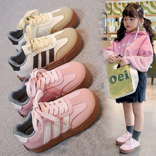 Girls Training Shoes New 2024 Autumn Children's sneaker Boys Soft Sole Casual Shoes Fashionable Girls Board Shoes