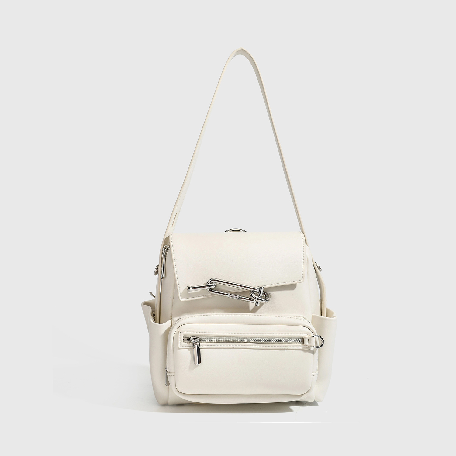 High-end women's handbag, 2026 new style, commuter underarm bag, fashionable and simple, niche design, single shoulder bag, crossbody bag, backpack bag.