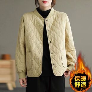 Baseball uniform short cotton-padded coat for women 2023 Winter New plus size Korean style small lightweight fashionable lightweight cotton-padded coat for women