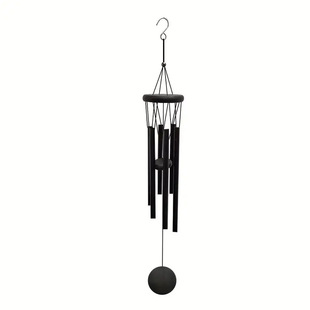 Cross-border explosions retro metal wind chime high sense aluminum tube wind chime home wall hanging decoration soft outfit collection wholesale