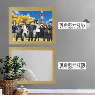 New Tennis Prince U-17 Millet Shop Animation Surrounding Mirror Light Painting Night Light Wholesale Comic-Con Supply