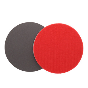 Processing Customized Sponge Sandpaper 1.0-6inch Round Flocked Car Putty Gray Paint Polishing Sponge Sandpaper