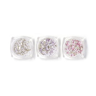 Love Butterfly Zircon Diamond Set Box Flash Splicing Flat Bottom Inverted Edge Drop Diamond Wear Armor Material Bag Nail Accessories
