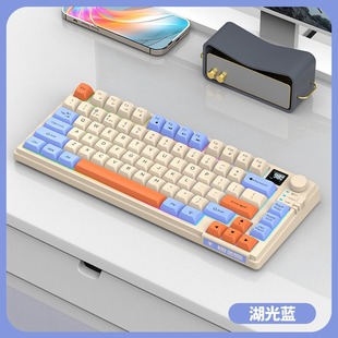 Hyun Silver Fox K920 Беспроводная Bluetooth двухрежимная клавиатура набор мыши дисплей кнопки игры светящийся компьютер клавиатура