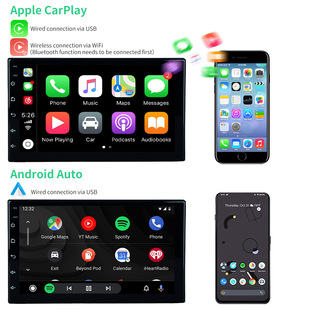 Трансграничная Внешняя торговля 7-дюймовый автомобиль Android автомобильный большой экран DVD-навигация Android двойной шпиндель CarPlay Универсальная машина