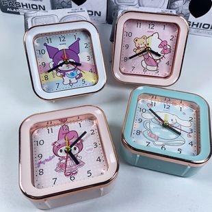 Cute coolomi alarm clock student dormitory alarm home bedroom lazy mute clock boys and girls get up clock