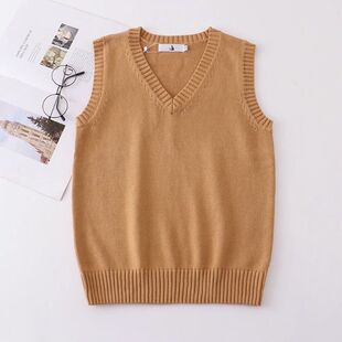 [In stock] popular original 12-color JK uniform vest Japanese V-neck pullover autumn sleeveless vest women's sweater