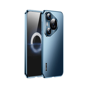 Металлическое магнитное притяжение! Новый P70 подходит для Huawei Pura70 металлический Pura70pro анти-падение ультра чехол для телефона