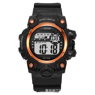 Factory wholesale new fashion sports multi-function electronic watch luminous waterproof Korean style macaron electronic watch