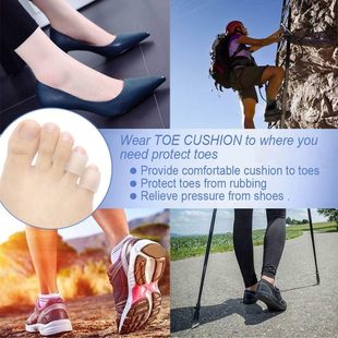 Silicone Toe Cover Spherical Foot Pad Support Pad Foot Ball Pad Toe Anti-wear Protective Cover Thickened Half-size Insole