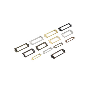Hardware Label Frame New Chinese Style Antique business card Frame Decorative Frame Gift Box Frame Iron Frame Handler Cabinet Medicine Cabinet Accessories