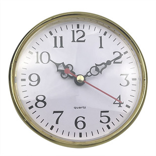 in stock direct quartz clock embedded clock bladder crafts decorative table clock parts simple retro watch accessories
