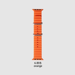 Применимо Apple Часы силиконовый морской ремешок apple watch8/9/10 ultra спортивный силиконовый ремешок